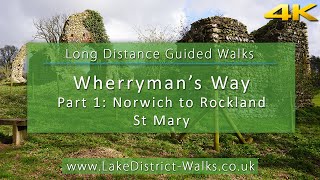 Long Distance Guided Walks Wherrymans Way Part 1  Norwich to Rockland St Mary [upl. by Lindahl]