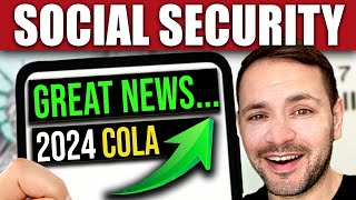 GREAT NEWS for Social Security COLA Forecast Just INCREASED for 2024… [upl. by Ronel]