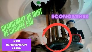 Changer le joint dun chauffe eau électrique [upl. by Etteluap]