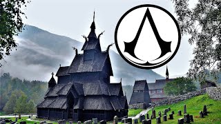 Assassin Creed Valhalla church in real live  Borgund Stavkyrkje  Stabkirche Norwegen [upl. by Tnilf]