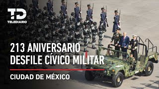 Desfile Cívico Militar por el 213 Aniversario del Grito de Independencia 2023 [upl. by Yenettirb889]