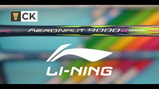 Li Ning Aeronaut 9000D badminton racket review  Speedy doubles racket [upl. by Jaeger148]