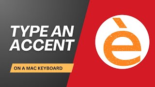 Easily Type Accents on Your Mac Keyboard in 2024 Quick Tutorial [upl. by Adnoral]