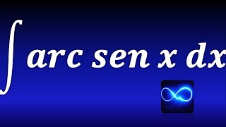 111 Integral trigonométrica inversa arc sen Integración por partes ejemplo resuelto [upl. by Marlene]