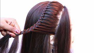 simply easy hairstyle  quick amp easy hairstyle for festival  open hairstyle [upl. by Eiznekcam]