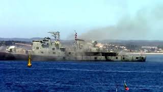 Sinking frigate Hermenegildo Capelo [upl. by Dafna]