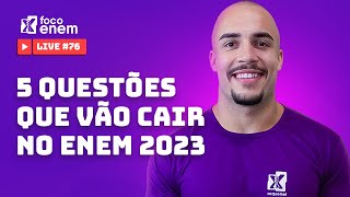 COMO DESCOBRIR AS QUESTÕES QUE VÃO CAI NO ENEM 2023  Matemática ENEM Live 76 [upl. by Acsehcnarf]