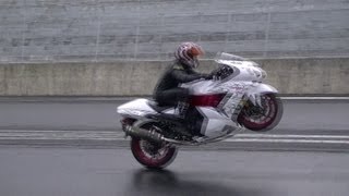 Kawasaki ZX14 amp Suzuki Hayabusa 14 Mile  Extra Drag Run [upl. by Halley]