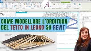 Come modellare l’orditura del tetto in legno su Revit [upl. by Grosmark]