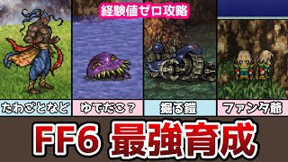 FF6 【最強育成 経験値ゼロ】オープニングからロック編まで 1 ピクセルリマスター ゆっくり解説 ファイナルファンタジー6 FINAL FANTASY VI [upl. by Eniagrom]