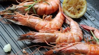 Gambas grillen Rezept  Der Bio Koch 520 [upl. by Kaden211]