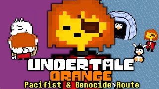 UNDERTALE ORANGE  UPDATED PACIFIST amp GENOCIDE RUNS [upl. by Aihsenal479]