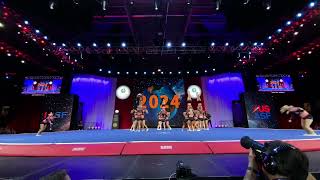 ECE Bombshells The Cheerleading Worlds Finals 2024 [upl. by Yenial]