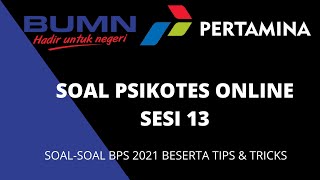 Soal Tes Psikotes Online Pertamina BUMN Terbaru Tes Bahasa Inggris  Soal dan Pembahasan Psikotes [upl. by Meter]