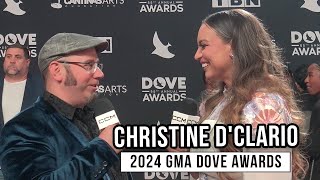 Christine DClario  2024 GMA Dove Awards red carpet [upl. by Blayne]