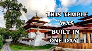 Did u know this temple ‘Kichu lhakhang’ was built in one day [upl. by Arretal623]