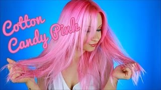 Manic Panic Cotton Candy Pink hair tutorial [upl. by Welton986]