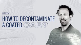 The Detailing Guru How to decontaminate a coated car [upl. by Leirbma965]