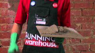 How To Hard Plaster A Brick Wall  DIY At Bunnings [upl. by Sanjay]