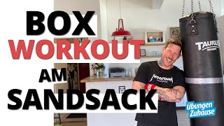 13 Minuten Boxsack Workout amp effektives Springseil Warmup HIIT [upl. by Annaigroeg]