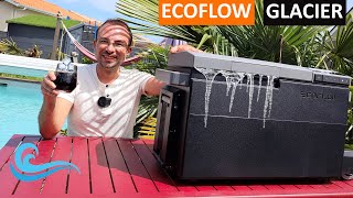 EcoFlow GLACIER ❤️ Frigo congel ❄️ glaçons et le tout sur batterie [upl. by Aidin]