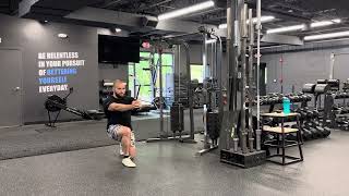 Outside Leg Up Lateral Cable Resisted Split Squat [upl. by Somerville]