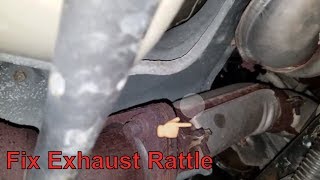 Is your Exhaust Rattling This is how to fix it cheap [upl. by Ocsirf]