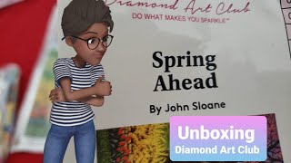 Unboxing Diamond Art Club Sneak Peek 👀Spring Ahead [upl. by Westbrooke]