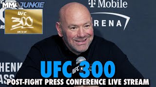 UFC 300 Pereira vs Hill PostFight Press Conference  Sat 10 pm PT1 am ET [upl. by Akehsat]