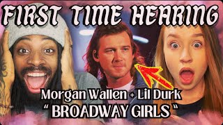 FIRST TIME REACTION To Lil Durk  Broadway Girls feat Morgan Wallen [upl. by Wiencke]