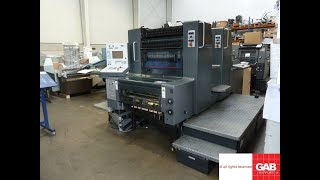 Heidelberg Speedmaster SM 74 2P two colour perfector printing machine Gab Supplies Ltd 1998 [upl. by Argyle806]