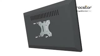 Rocstor ErgoCenter EW2 Premium Single Monitor Wall Mount Workstation [upl. by Talie]