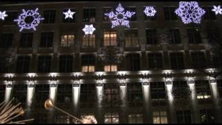 Saks Fifth Ave Christmas Light Show 2009 [upl. by Uke]