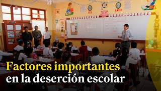 Más de 46 mil estudiantes abandonaron el colegio dentro los años 20222023 Conexión [upl. by Olson818]