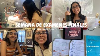 Vlog💌 Semanas de Examenes Finales 📚  Eleccion de los Fachmodule  Cuarto Semestre de Biología [upl. by Hareehahs289]