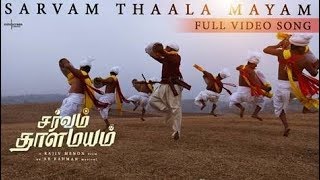 Sarvam Thaala Mayam  Full Song Video  Tamil   A R Rahman  GV Prakash  JioStudios [upl. by Akcinat487]