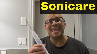 How To Use Philips Sonicare Electric ToothbrushFull Tutorial [upl. by Kcolttam]