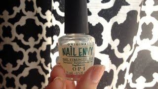 Review amp BeforeAfter OPI Nail Envy Nail Treatment Original Formula HD [upl. by Kerad]