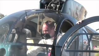 Startup amp Takeoff of an Turbine MD500 Hughes 369C Helicopter [upl. by Brion529]