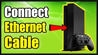 How to Connect Ethernet Cable to Xbox One amp Setup Internet Connection Easy Method [upl. by Naehs724]