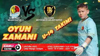 U14 DURSUNBEY BELEDİYESPOR VS BALIKESİR BÜYÜKŞEHİR BELEDİYESPOR LİG MAÇI [upl. by Nannah]