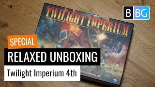 Relaxed Unboxing Twilight Imperium 4th [upl. by Nairad801]