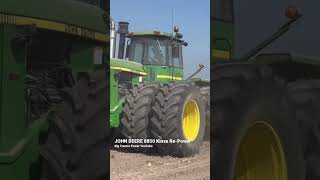 JOHN DEERE 8850 Kinze RePower Tractor Plowing bigtractorpower johndeere tractor plowing [upl. by Llehsyar]