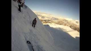 whistler girl falls in couloir [upl. by Pentheam]