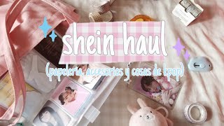 haul shein papeleria accesorios y cositas de kpop 🍒 [upl. by Aleen]