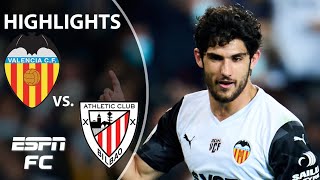 Goncalo Guedes goal gives Valencia the win over Athletic Club  Copa del Rey Highlights  ESPN FC [upl. by Marrin778]