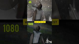 Granny Chapter 1 Comparison 4K vs 1080 Quality Test Showdown [upl. by Nnalorac]