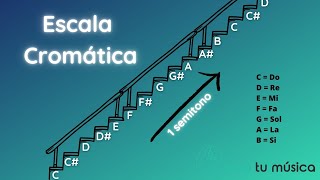 Qué Es La Escala Cromática  Las 12 Notas En La Música [upl. by Lyris]