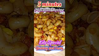 5 Minutes Macaroni Recipe 😋😋 shorts youtubeshorts [upl. by Oloapnaig]