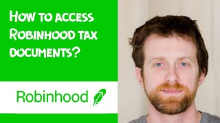 How to access Robinhood tax documents [upl. by Donovan]